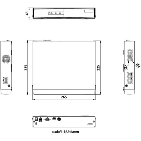 OUTLET_1: REJESTRATOR IP HIKVISION DS-7104NI-Q1/M (D) (OUTLET)