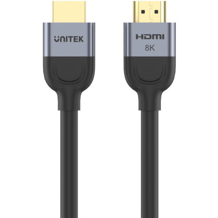 OUTLET_3: Kabel HDMI Unitek 2.1 8K 60Hz, czarny, 1m (OUTLET)