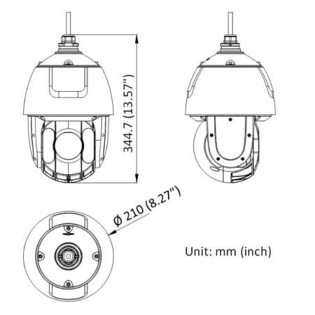 OUTLET_1: KAMERA IP PTZ HIKVISION DS-2DE5425IW-AE (T5) PL (OUTLET)