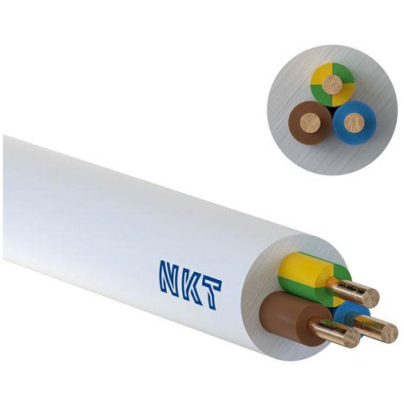 OUTLET_1: Przewód NKT YDY 3x1,5 żo 450/750V /100m/ (OUTLET)