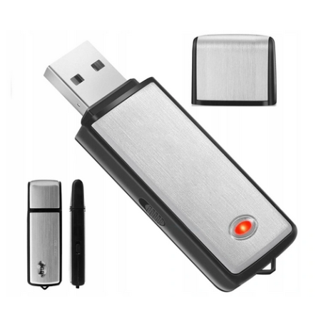 OUTLET_1: MINI DYKTAFON PENDRIVE PODSŁUCH SZPIEGOWSKI USB X09 (OUTLET)