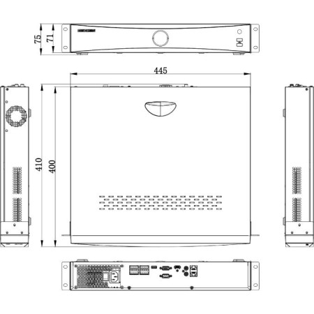 OUTLET_1: Rejestrator IP Hikvision DS-7716NXI-K4(D) (OUTLET)
