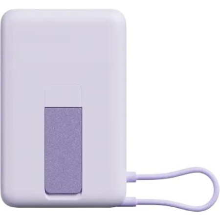 OUTLET_1: Powerbank Xiaomi Magnetic 10000mAh z podstawką fioletowy (OUTLET)