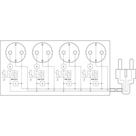 OUTLET_1: Shelly Power Strip 4 Gen4 Czarna (OUTLET)