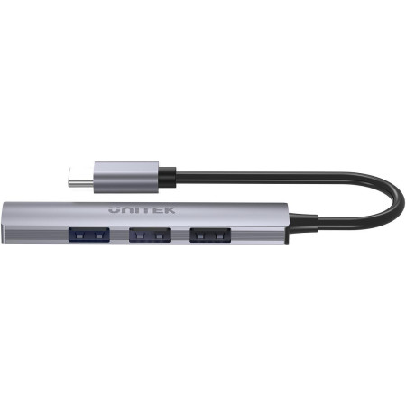 OUTLET_1: Adapter Unitek H1208B Hub USB-C 1*USB-A 5Gbps, 3*USB-A 2.0 (OUTLET)