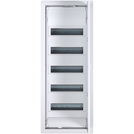 OUTLET_2: Rozdzielnica p/t z drzwiami metalowymi, 5 rzędów, 60 modułów, IP30, HAGER Volta VU60NC (OUTLET)