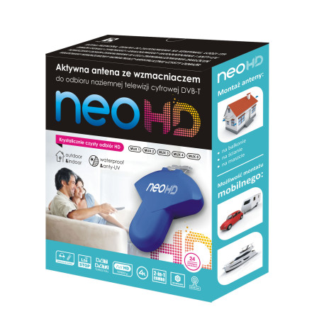 OUTLET_2: Antena DVB-T2 Red Eagle NEO HD (OUTLET)