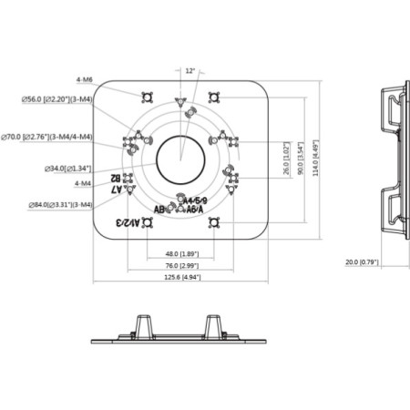 OUTLET_1: UCHWYT DAHUA PFA152-E (OUTLET)