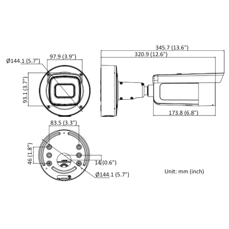 OUTLET_1: KAMERA IP HIKVISION DS-2CD2646G2-IZS (2.8-12mm) (C) (BLACK) (OUTLET)