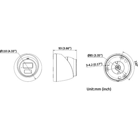 OUTLET_1: Kamera IP HIKVISION DS-2CD1363G2-LIU(2.8mm) PL (OUTLET)