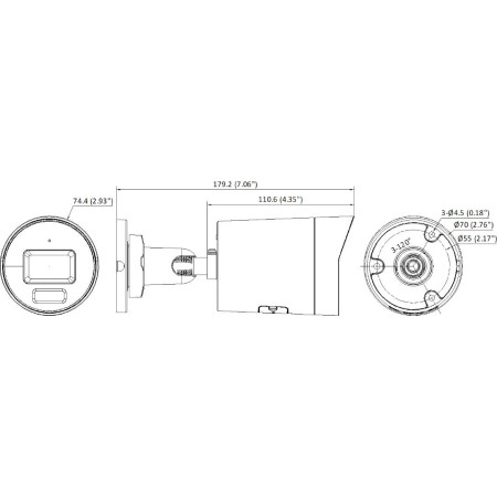 OUTLET_1: Kamera IP Hikvision DS-2CD2086G2H-IU 2.8mm EF PL (OUTLET)