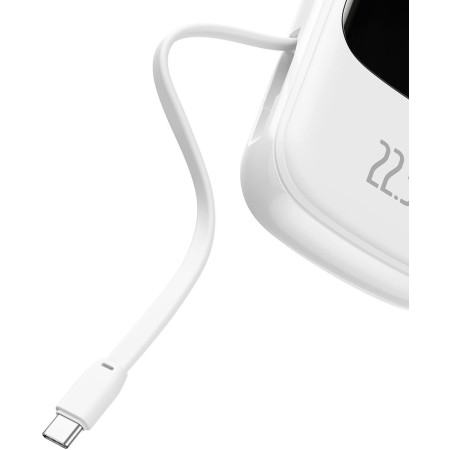 OUTLET_1: Powerbank Baseus Qpow Digital Display PPQD060302 20000mAh 22,5W PD QC USB-A USB-C + KABEL USB-C (OUTLET)