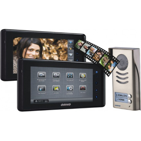 WIDEODOMOFON ORNO OR-VID-VT-2004 2-RODZ. Z PAM.