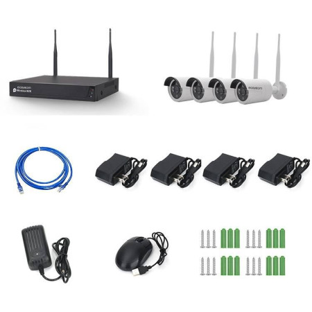 OUTLET_3: Bezprzewodowy zestaw do monitoringu EasyCam Wi-Fi 4 kamery 3MPx (OUTLET)