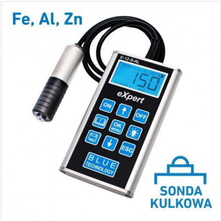 OUTLET_1: Miernik grubości lakieru Blue Technology E-12-S-AL (eXpert) (OUTLET)