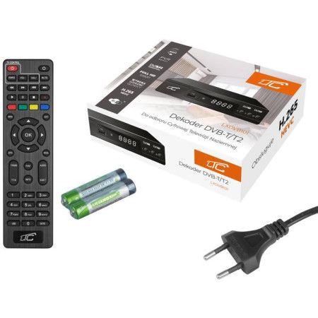 OUTLET_3: Tuner DVB-T2 LTC LX-DVB101/LX-DVB104 H.265 HEVC (OUTLET)
