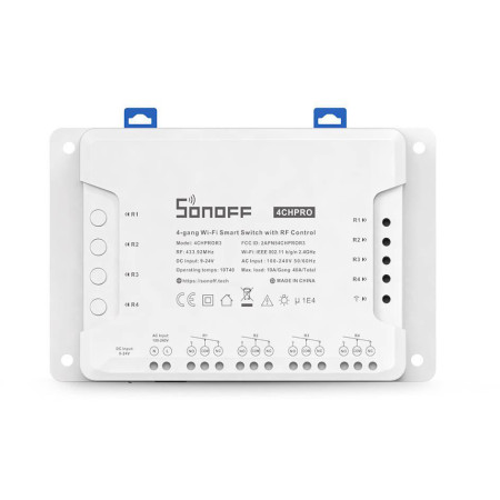 OUTLET_1: SONOFF sterownik 4-kanałowy 10A NO/NC/Beznapięciowy WiFi 4CHPROR3 (OUTLET)