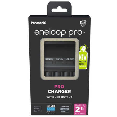 OUTLET_1: Ładowarka do akumulatorków Ni-MH Panasonic Eneloop BQ-CC65 EKO (OUTLET)