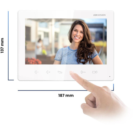 OUTLET_1: WIDEODOMOFON HIKVISION DS-KIS101-P/Surface 2-ŻYŁOWY (OUTLET)