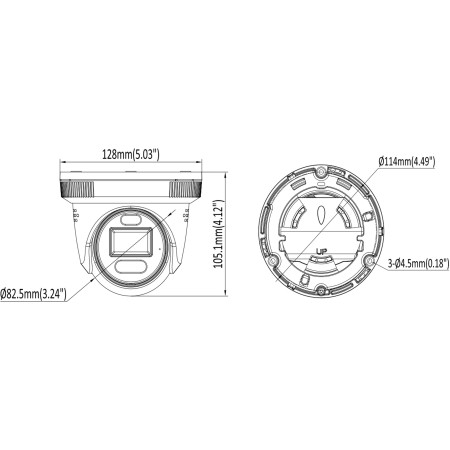 OUTLET_2: KAMERA IP KENIK KG-8430DAS-ILD-V2 (2.8mm) (OUTLET)