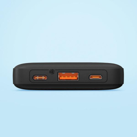 OUTLET_1: Powerbank Baseus Airpow PPQD090001 10000mAh 20W PD QC 20W USB-A USB-C + kabel (OUTLET)