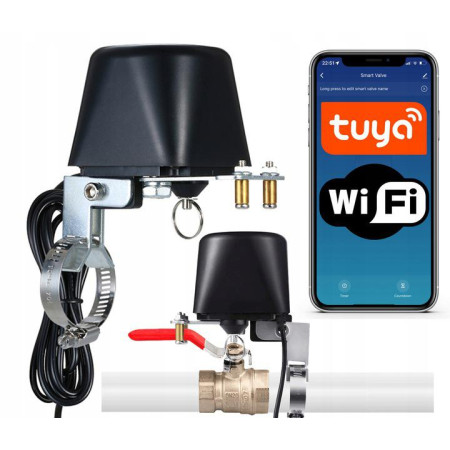 OUTLET_1: MBG Line Siłownik do zaworów kulowych WIFI TUYA FM400A (OUTLET)