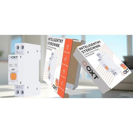 OUTLET_1: Inteligentny Sterownik OXT | 63A | Licznik | ZigBee | Tuya T337 (OUTLET)