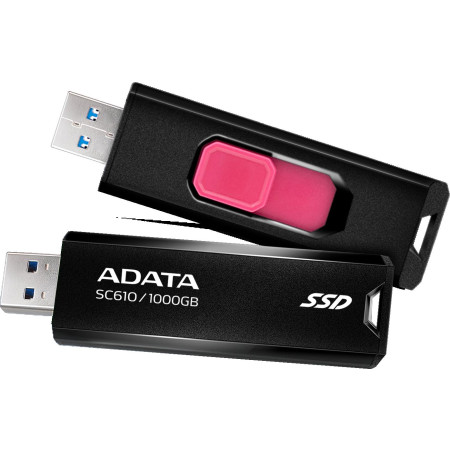 OUTLET_3: Dysk SSD Adata SC610 1000GB USB Czarny (OUTLET)