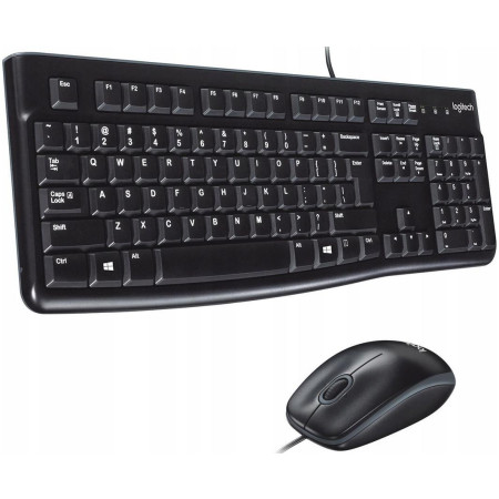 OUTLET_1: Zestaw przewodowy Logitech MK120 Czarny (OUTLET)