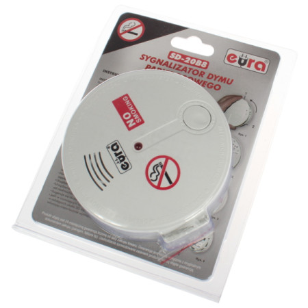 OUTLET_1: CZUJNIK EURA DYMU PAP. AUTO. SD-20B8 (OUTLET)