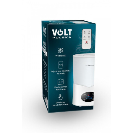 OUTLET: Nawilżacz cyfrowy Volt Polska MIST 1,2L + PILOT STEROWANIA (OUTLET)