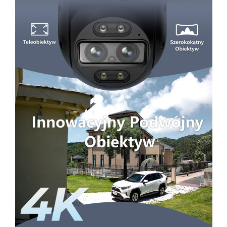 OUTLET_1: Kamera IP Reolink Trackmix WIFI OBROTOWA SERIES W760 (OUTLET)