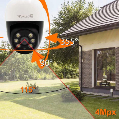 OUTLET_1: Kamera IP Orllo TZ2 PRO 4G 4Mpx (OUTLET)