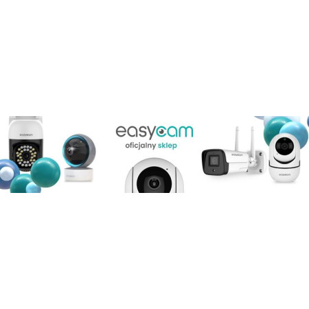 OUTLET_1: Kamera IP EasyCam obrotowa wewnętrzna WiFi Tuya 4MP EC-4WD6IR-C (OUTLET)