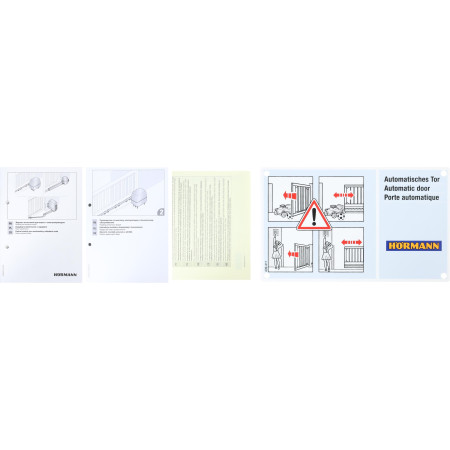 OUTLET_1: Zestaw Hormann Rotamatic PL2 868MHz BiSecure do 8m bram dwuskrzydłowych (OUTLET)