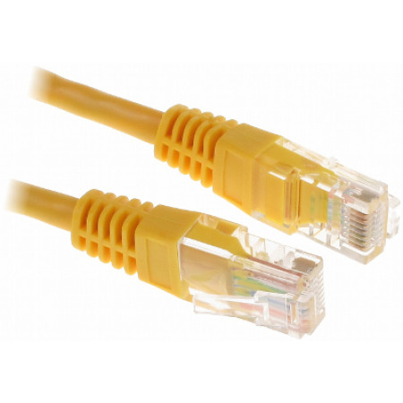 PATCHCORD KAT5E UTP 3M ŻÓŁTY 