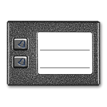 ACO CDN-2NP ST Podświetlany panel listy lokatorów z 2 przyciskami