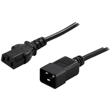 PRZEDŁUŻACZ KABLA ZASILAJĄCEGO IEC 320 C13 / C20 1,8M Lanberg