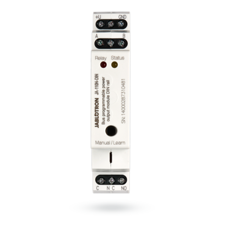 JA-110N-DIN Moduł wyjścia PG 250V/16A na szynę DIN