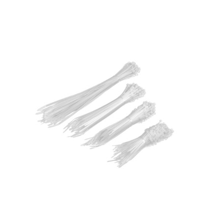 OPASKA ZACISKOWA POLIETYLEN 100MM/2,5MM -200SZT 150MM/3.5XMM -100SZT 300/4.8 -50SZT (450SZT)
