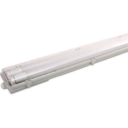 ZESTAW Oprawa LED CLEAR 120cm IP65 + 2X ŚWIETLÓWKI tuby LED T8 18W 4000K neutralna barwa światła