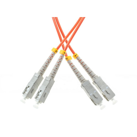 PATCHCORD ŚWIATŁOWODOWY MM SC/UPC-SC/UPC DUPLEX OM2 10m