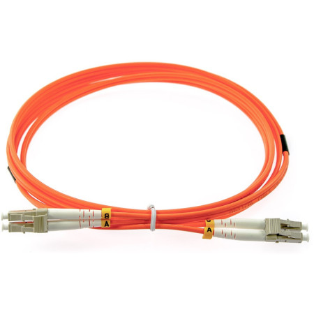 PATCHCORD ŚWIATŁOWODOWY MM 2M DUPLEX 50/125um OM2, LC/UPC-LC/UPC