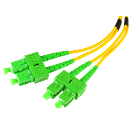 PATCHCORD ŚWIATŁOWODOWY SM 0,5M DUPLEX 9/125 SC/APC-SC/APC 3MM