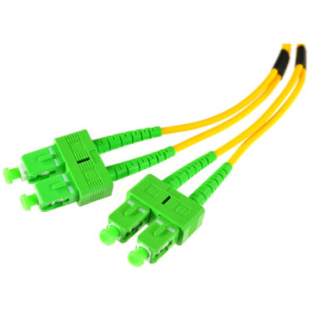 PATCHCORD ŚWIATŁOWODOWY SM 3M DUPLEX 9/125, SC/APC-SC/APC 3MM