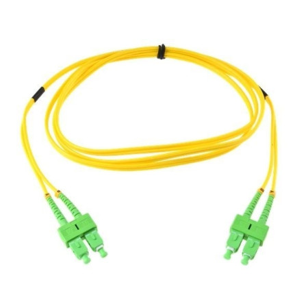 PATCHCORD ŚWIATŁOWODOWY SM 20M DUPLEX SC/APC-SC/APC G657A2